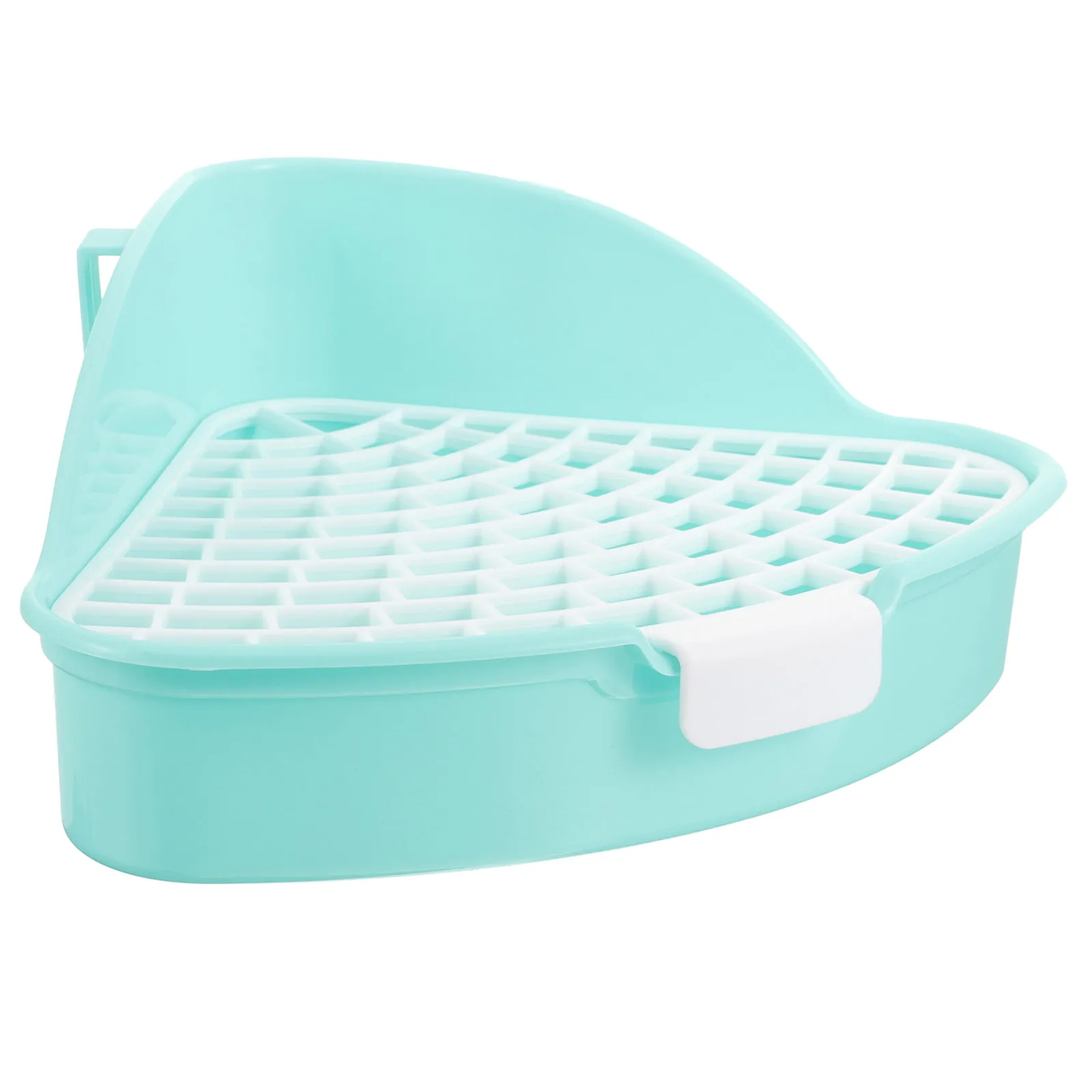 

Corner Pet Urinal Potty Cat Litter Box Triangle Litter Box Litter Tray For Rabbit Hamster Dragon Cat Guinea Pig Pet Supply