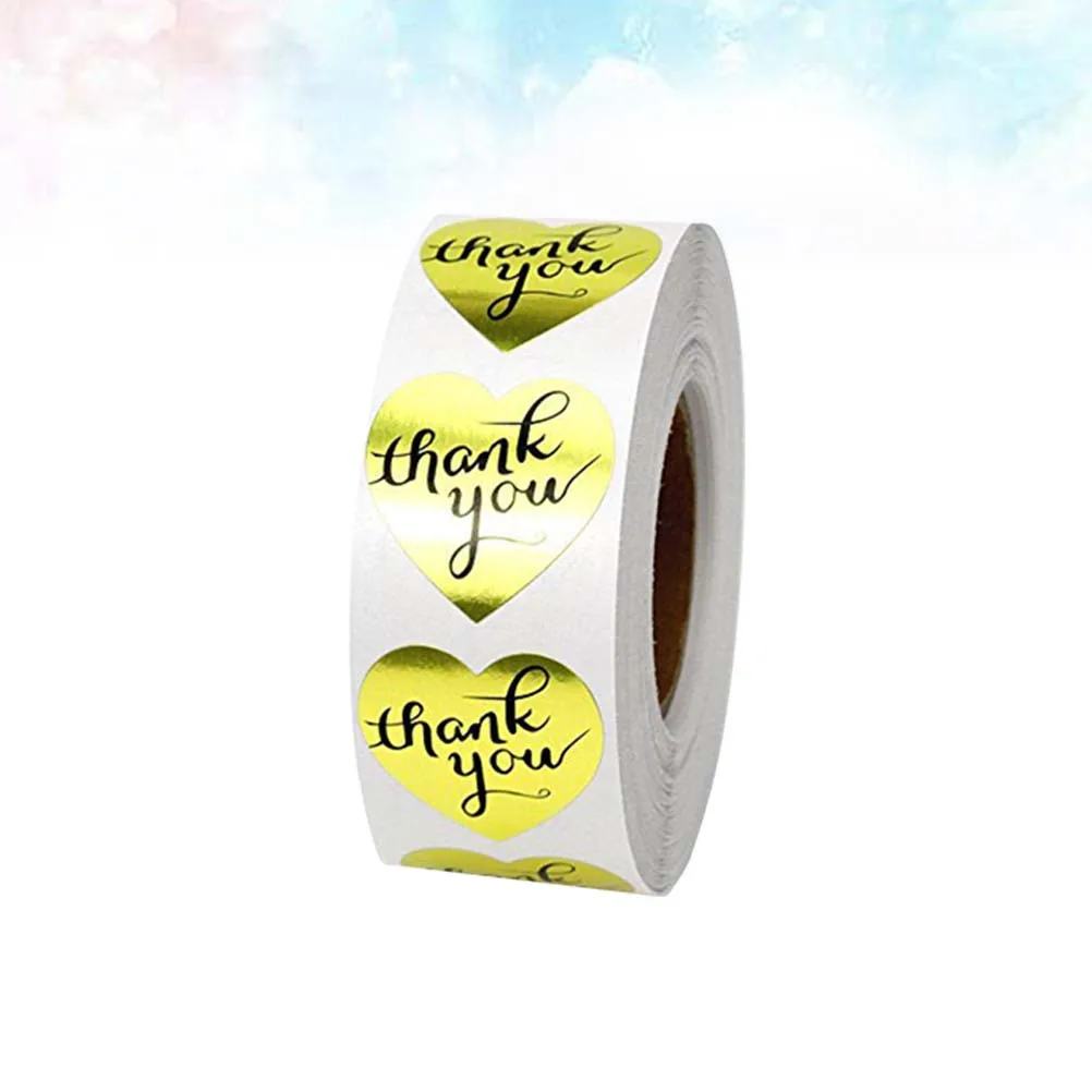 

500 шт. наклейки с героями мультфильмов в форме сердца, рулонные клейкие этикетки для праздника, фестиваля, дня рождения, украшения