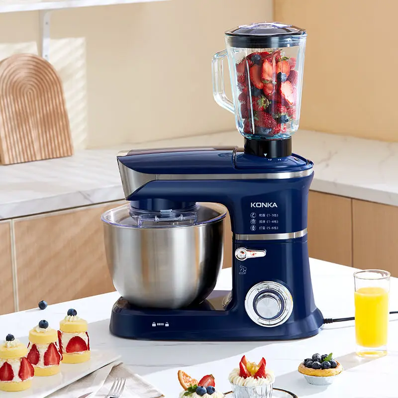 Multifunctional 6L Small - sized Household Chef Machine Fully Automatic Dough Kneader, for Mixing Milk and Beating Eggs