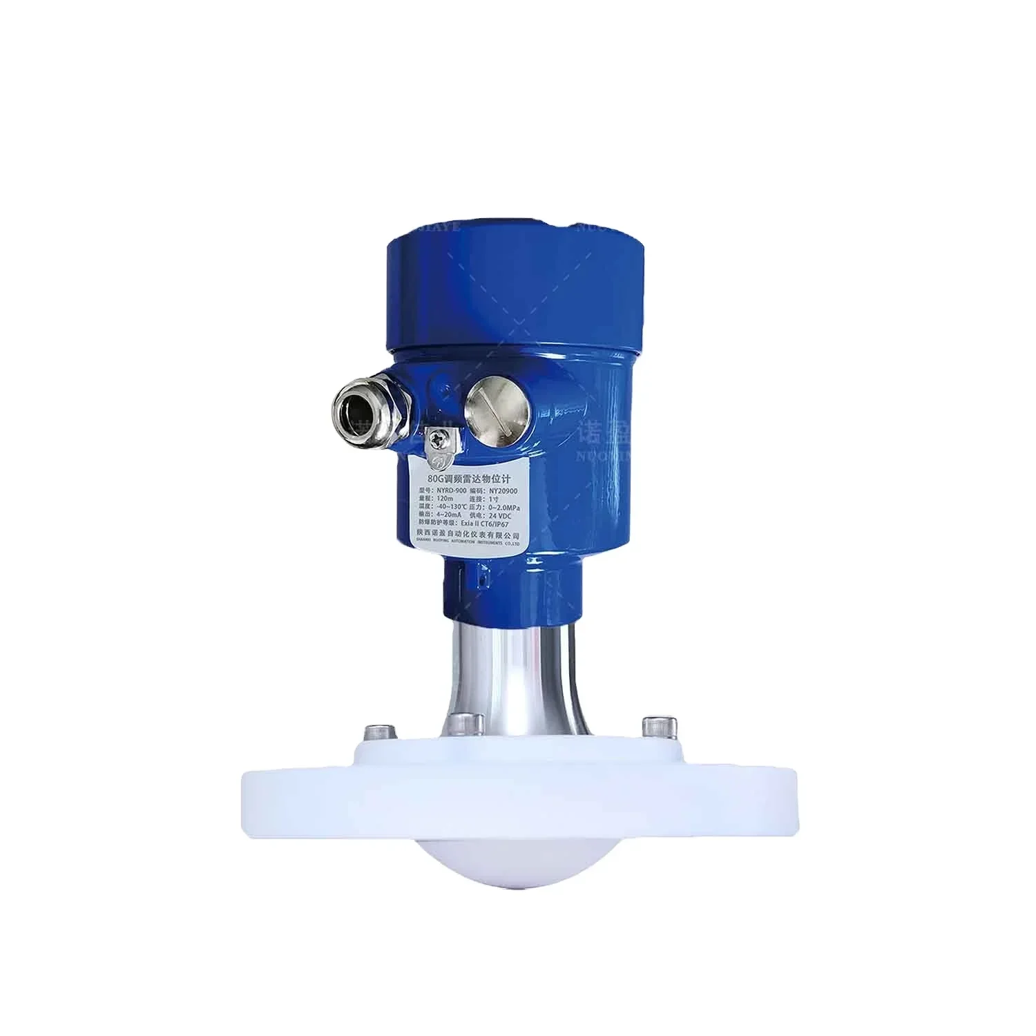 

IP67 Measurement of corrosive liquids 80 Ghz Radar Level Transmitter Modulation 120m