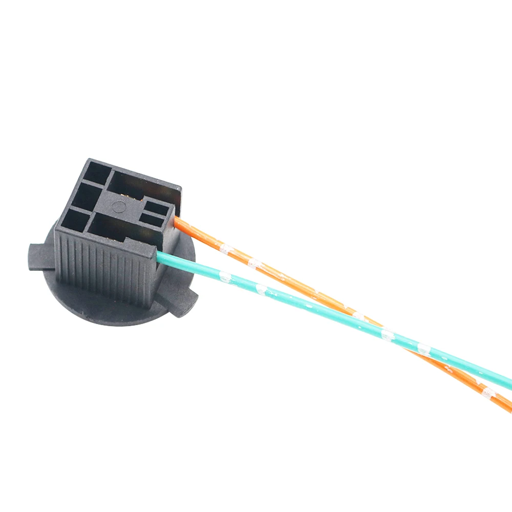 YSY 2pcs Car Headlight Bulb Base Holder Wire Adapter For Hyundai New Santafe H7 Halogen Lamp Socket Connector Wiring Harness