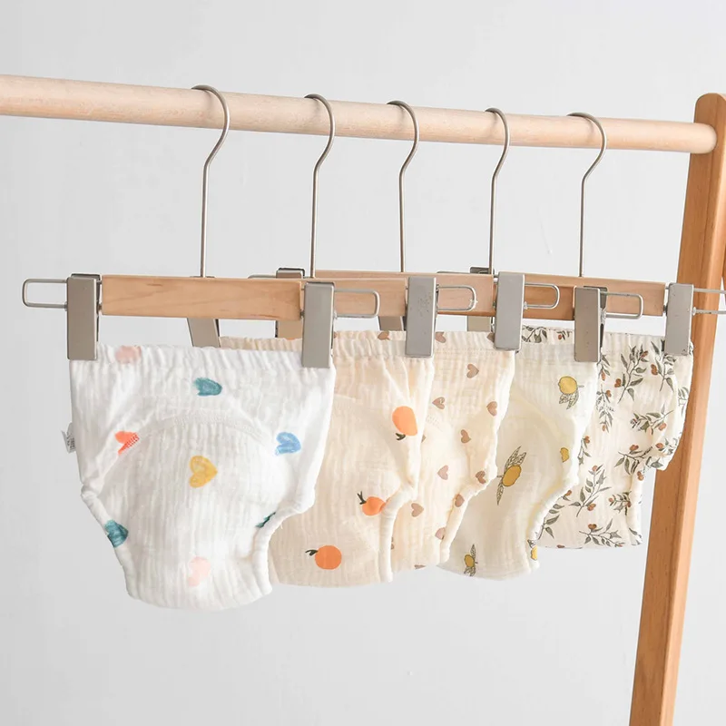 Washable Baby Training Pants Cotton Diapers Bubble Gauze Nappy Breathable Reusable Children's Underwear Toddler Cloth Diapers
