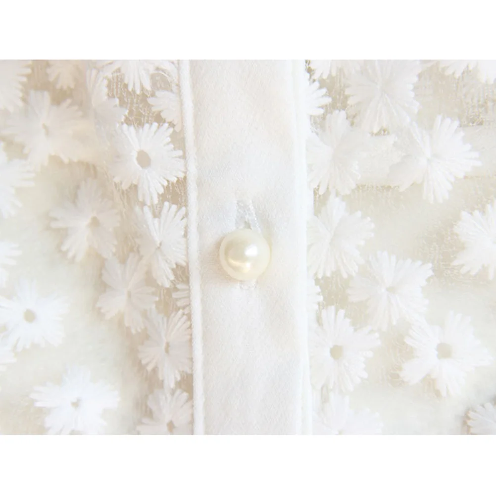 

Women'S Lace Fake Collar Detachable Fashion Neckline Accessory White Half Shirt Blouse Collar For Four