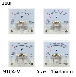 아날로그 역학 플레이트 테이블, DC 포인터 유형 전압계, 91C4-V, 3, 5, 10, 15, 20, 30, 50, 100, 150, 250, 450V