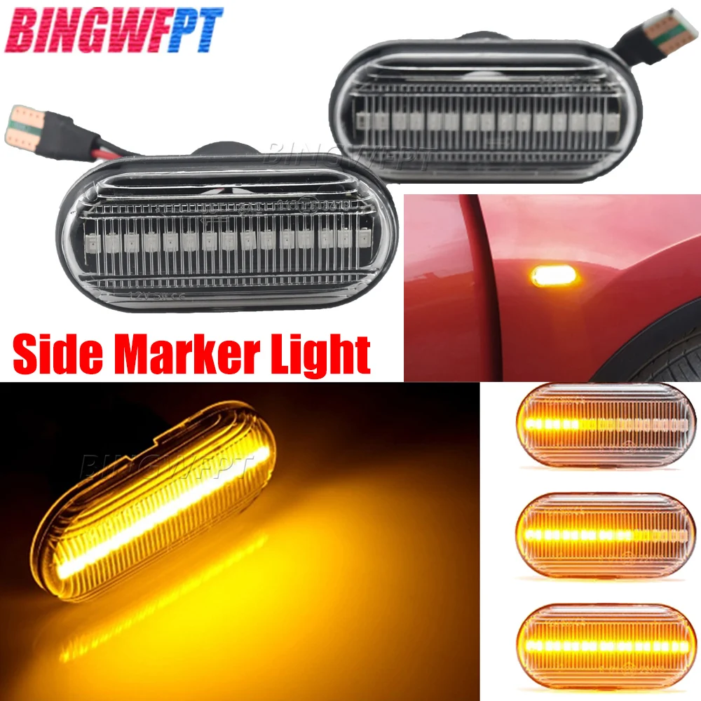 2x Per Dacia Duster Dokker Lodgy Renault Megane 1 Clio1 2 KANGOO ESPACE Smart Dinamico LED Indicatori di direzione Indicatore Laterale Lampeggiante Luce