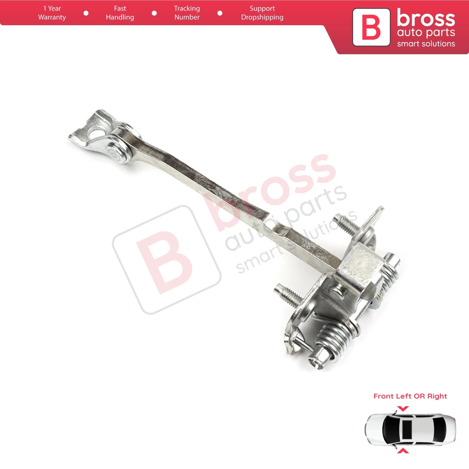 

BDP1255 Front Door Catch Hinge Brake Stop Check Limiter 804300242R for Renault Trafic MK3 Talento Opel Vivaro B NV300 Primastar