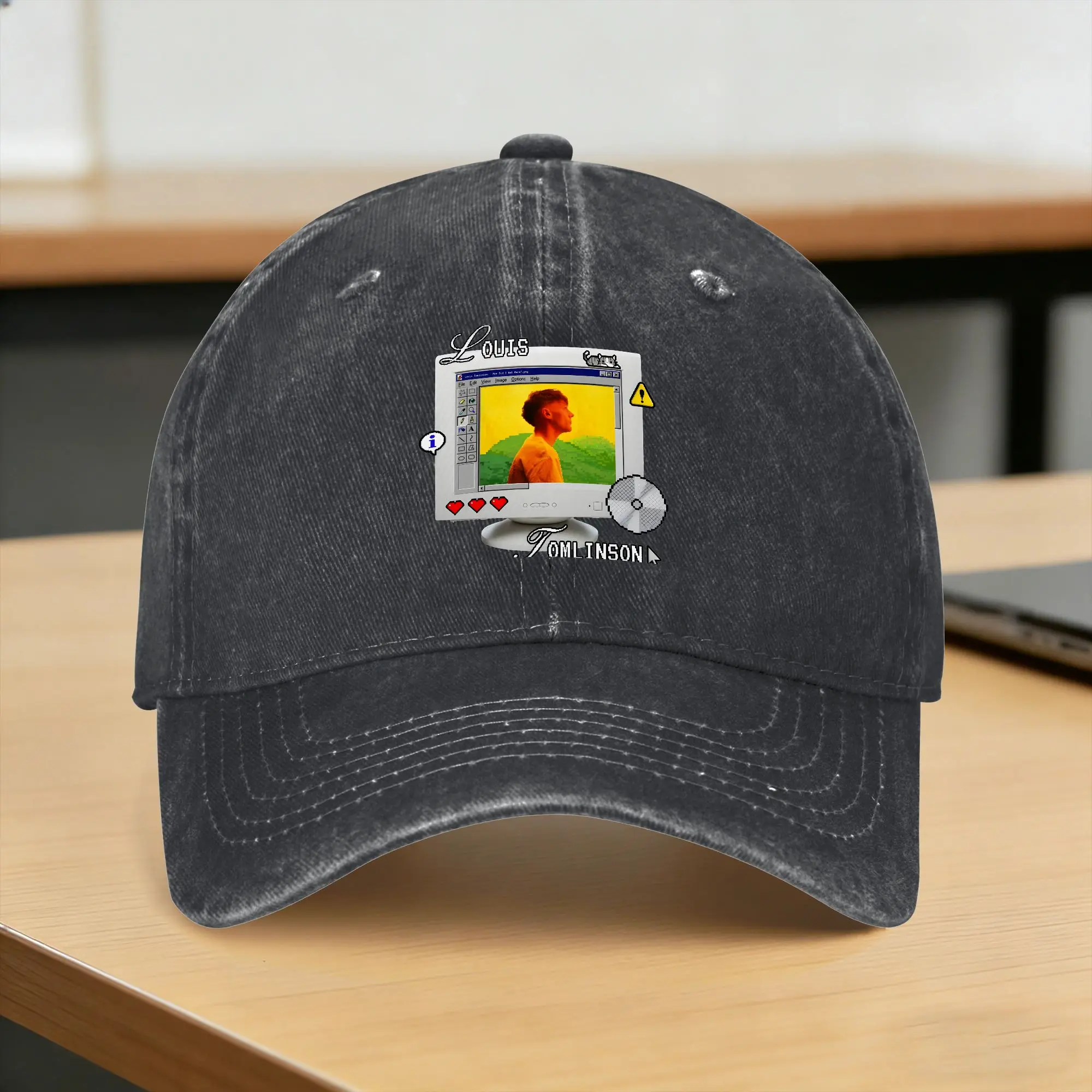 Louis Tomlinsons Vintage Casual Baseball Cap Summer  Hat Breathable Tennis Skate Snapback Cap Men Women Vintage Baseball Caps