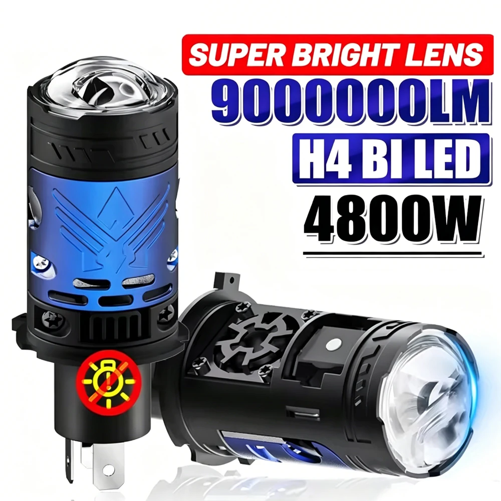 

4800W H4 LED ‌Headlight High Power Projector Lens Canbus 9000000LM For Auto Hi/Low Beam Car light 9003/HB2 For Cars/Motorcycles