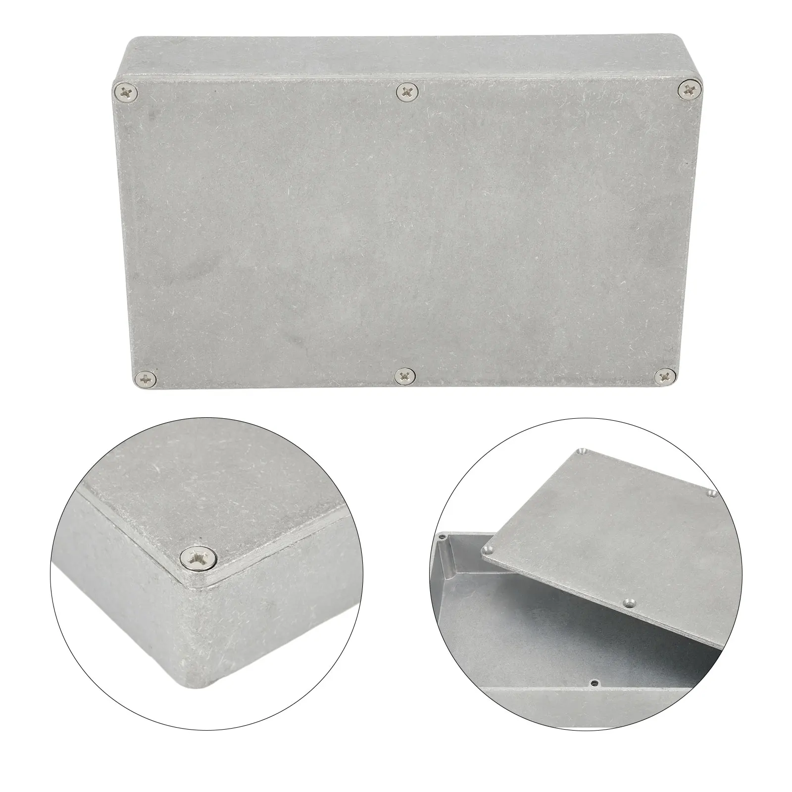 تأثيرات الصندوق ستومب تأثيرات الجيتار خفيفة الوزن 125B/1590LB/1590DD 1590A/1590B/1590BB 2 مللي متر أداة فضية عالية الجودة