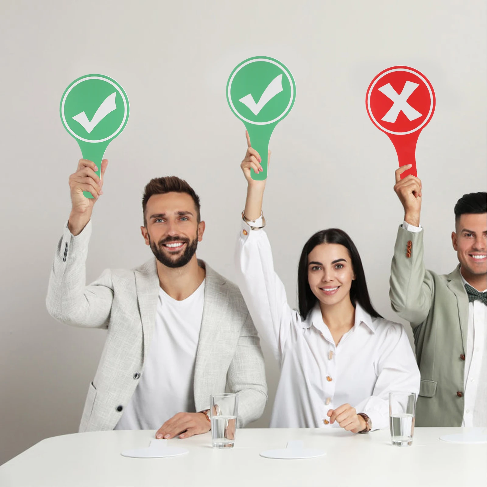 

3 Pcs Hand Holding Score Board Event Supplies for Classroom Sign Foam Dry Erase Answer Paddle Student