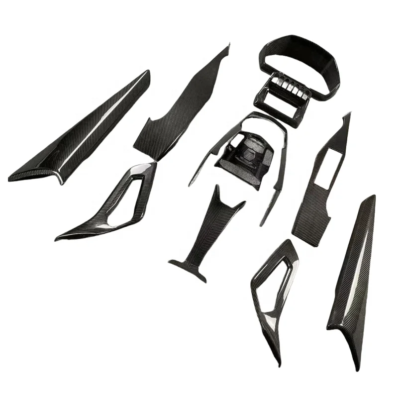 

For Lamborghini Aventador LP700 LP720 Upgrade OEM Style Dry Carbon Interior Door Handle Center Control Instrument Panel