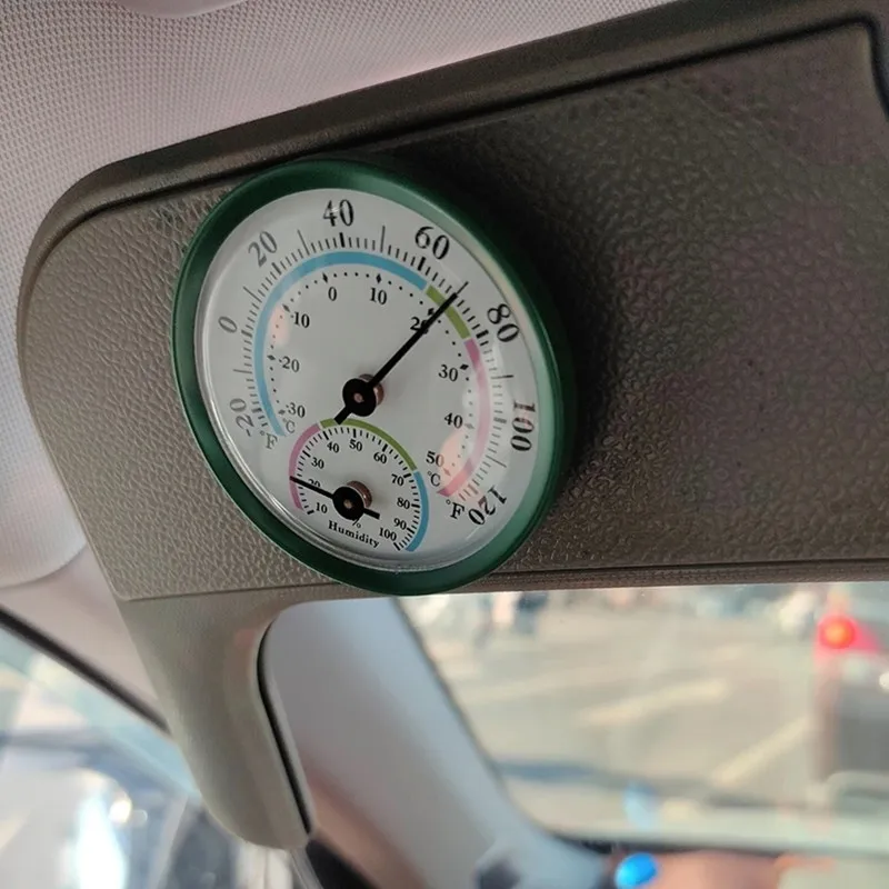 Mini termómetro/higrómetro de 2,2 ", Kit 2 en 1, medidor de temperatura, medidor de humedad, Monitor para vehículo, bicicleta, interior y exterior