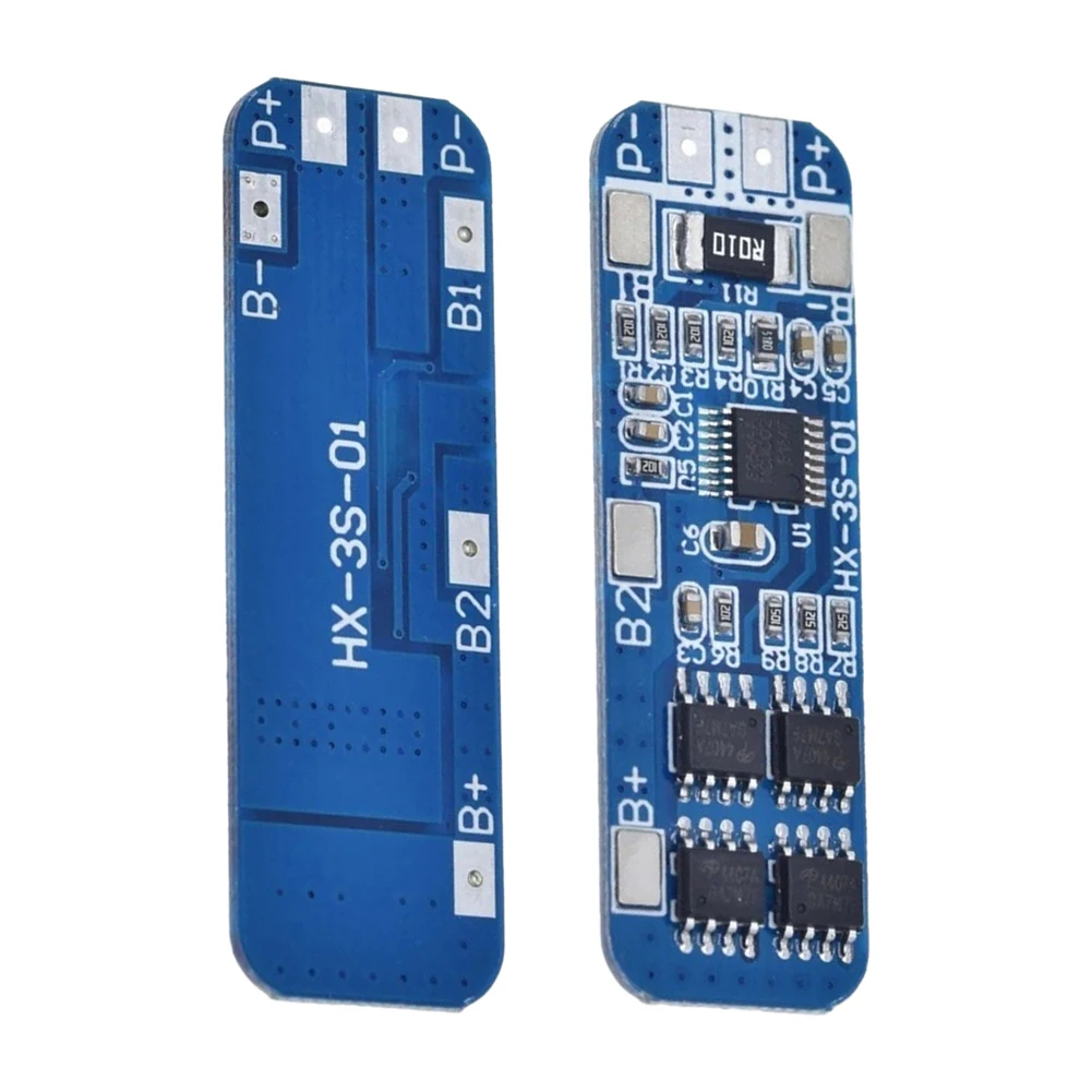 2PCS for 3s 12V 10A Li-ion For Protection Circuit Module for 10.8V to 12.6V Battery Applications with Reliable Thermal