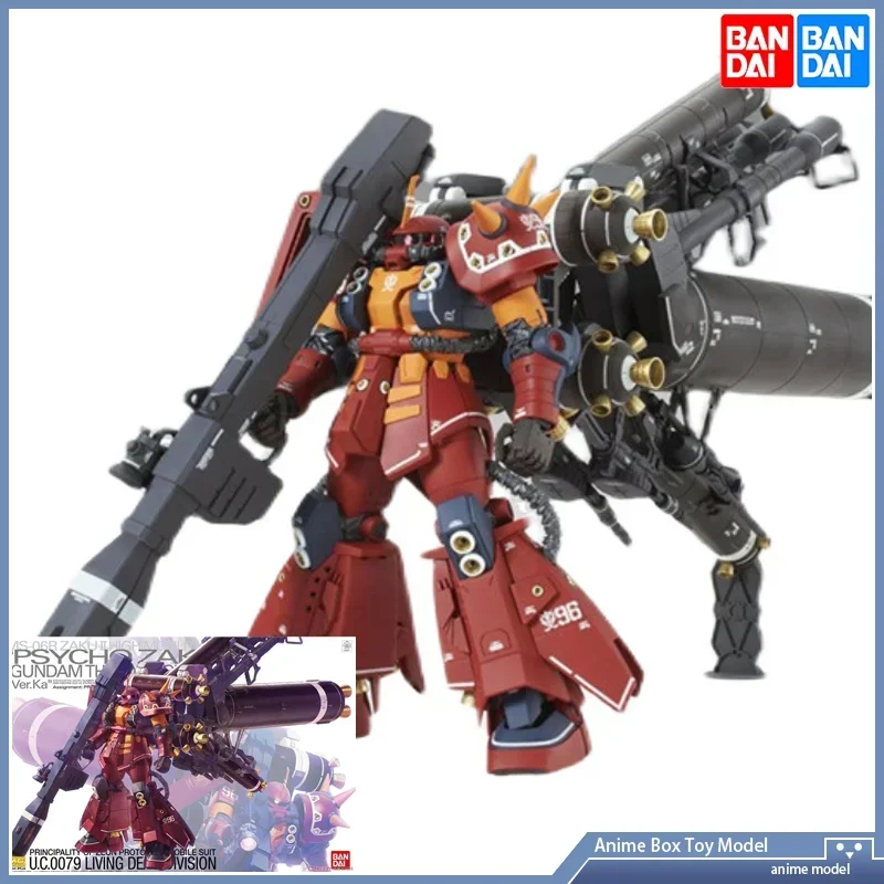 Gundam Bandai MG 1/100 MS-06R Zaku Ver.Ka Assembly Action Mech Original Product