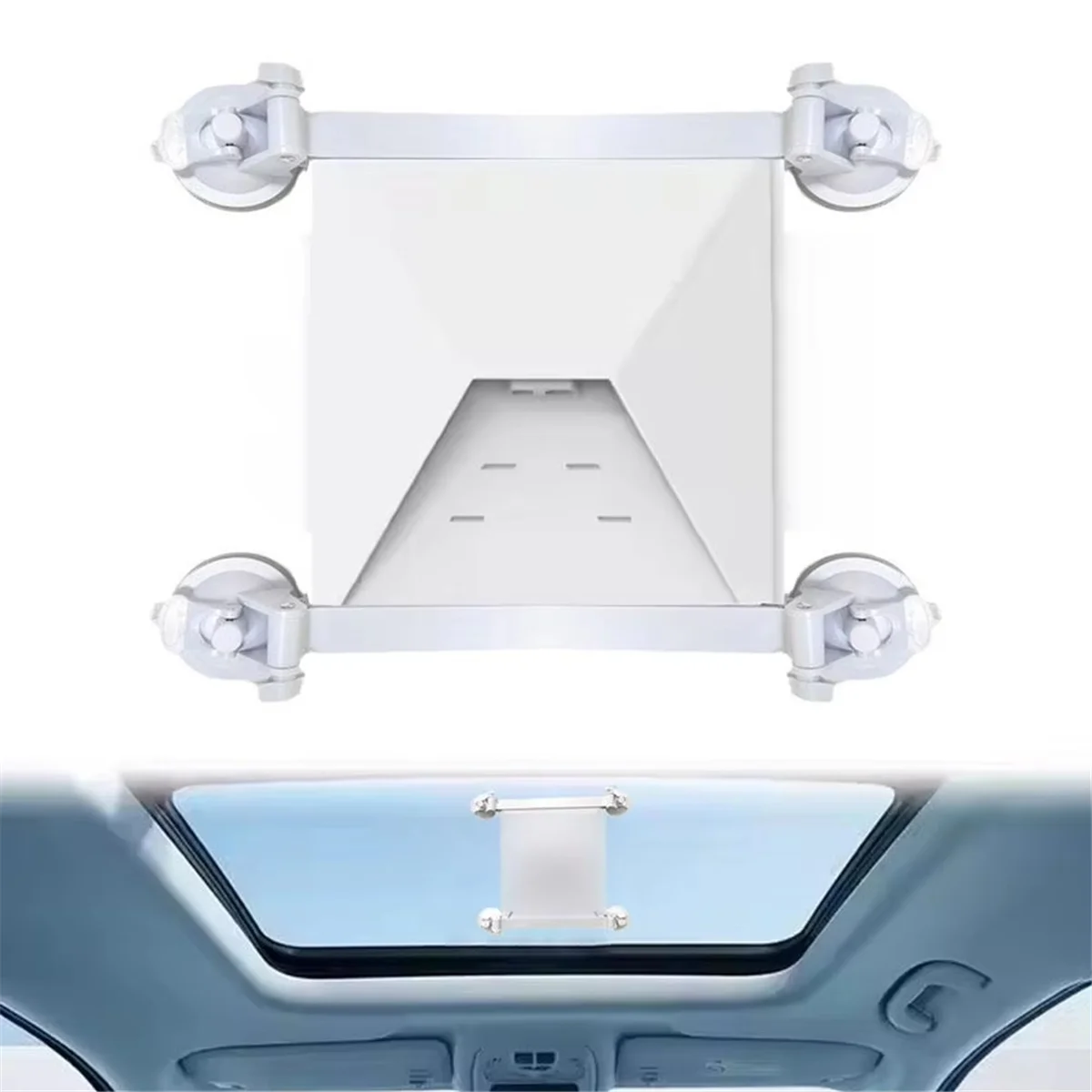 N18R 2pcs Satellite Car Holder Suitable for Mini Sunroof Suction Cup Fixed Holder Strong Grip Not Easy to Fall Off