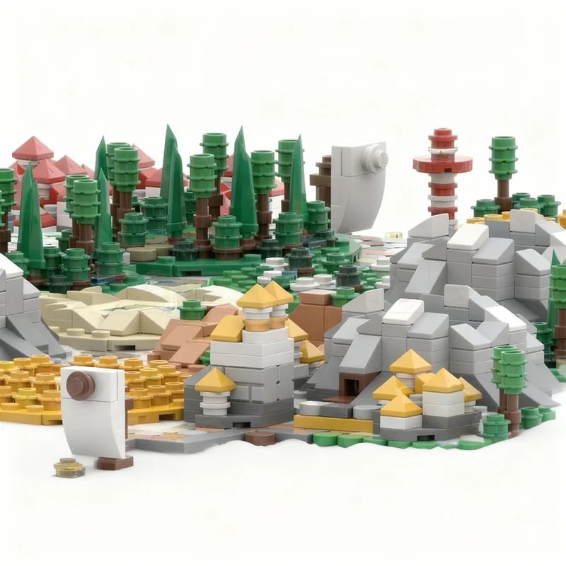 5432pcs MOC Settlers Rebricked - Board Game Catan ulasan dan harga
