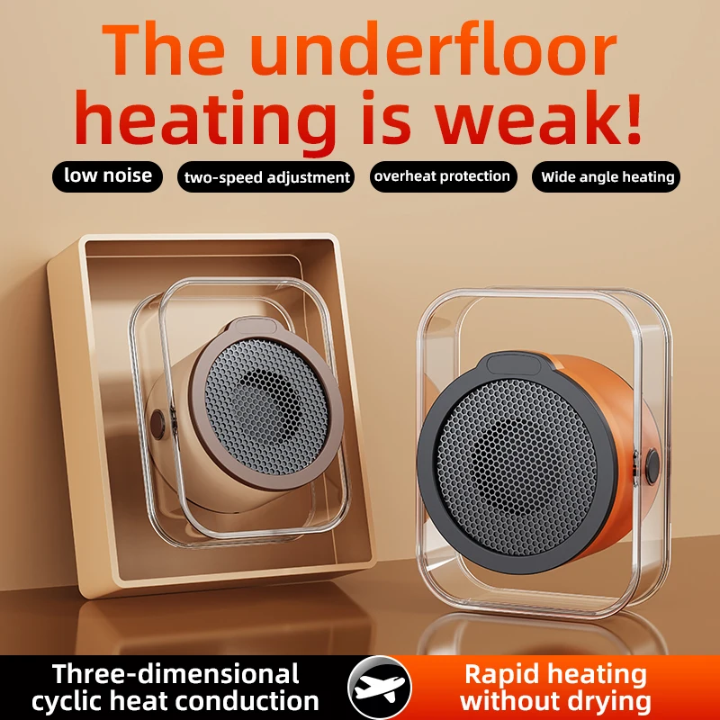 

2025 High-power Household Electric Heater Office Desktop Heater Winter Dormitory Electric Heater Bedroom Energy-saving Heater