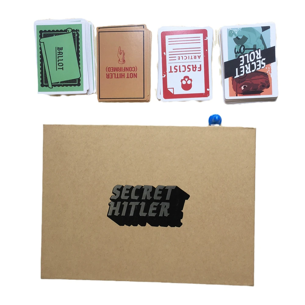 SECRET HITLER All English puzzle game card adults party games 2-8 people Birthday holiday party game Interesting puzzle playing