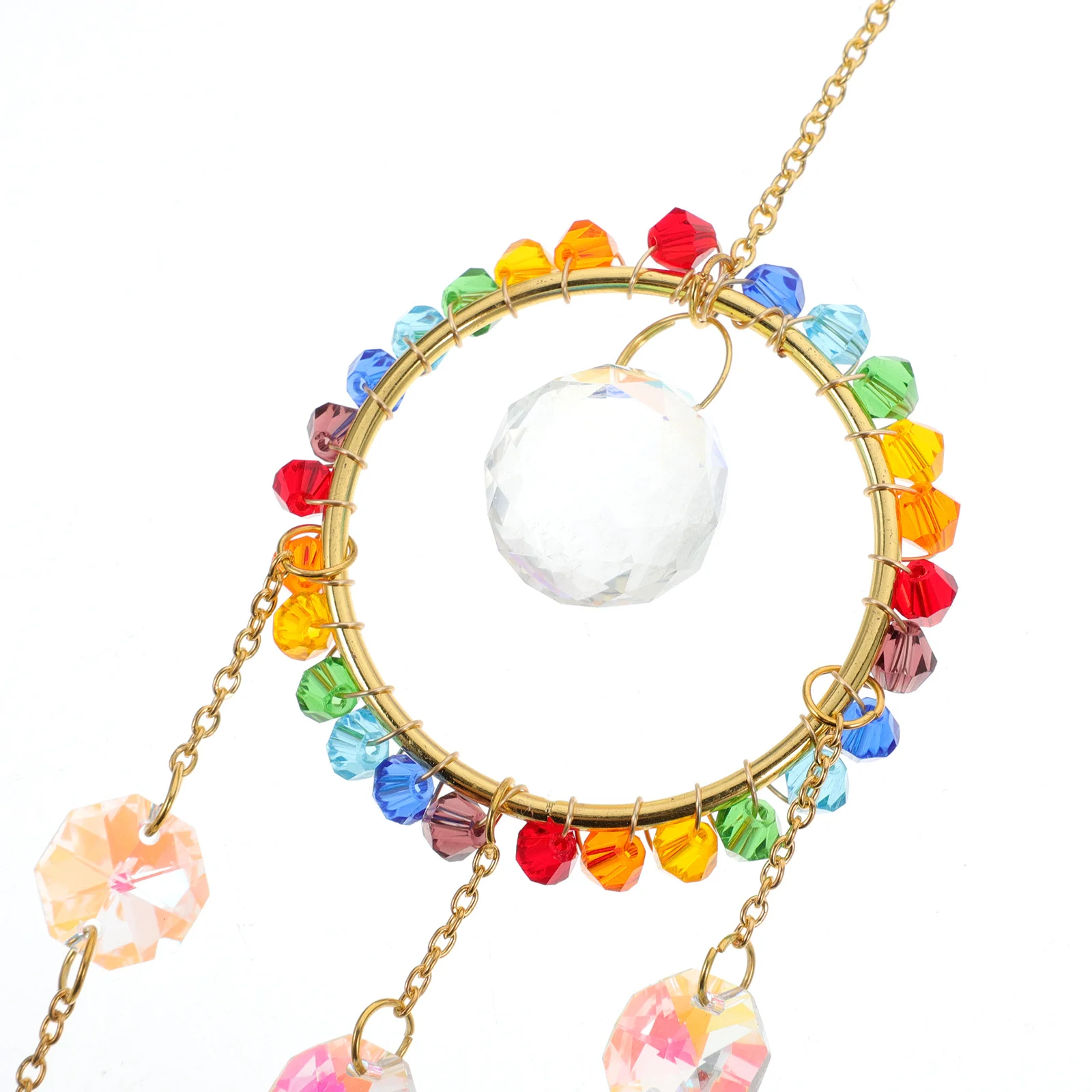 

Crystal Sun Catcher Hanging Decoration For Windows Garden Indoor Outdoor Prism Pendant Light Catcher Decor Elegant Gift