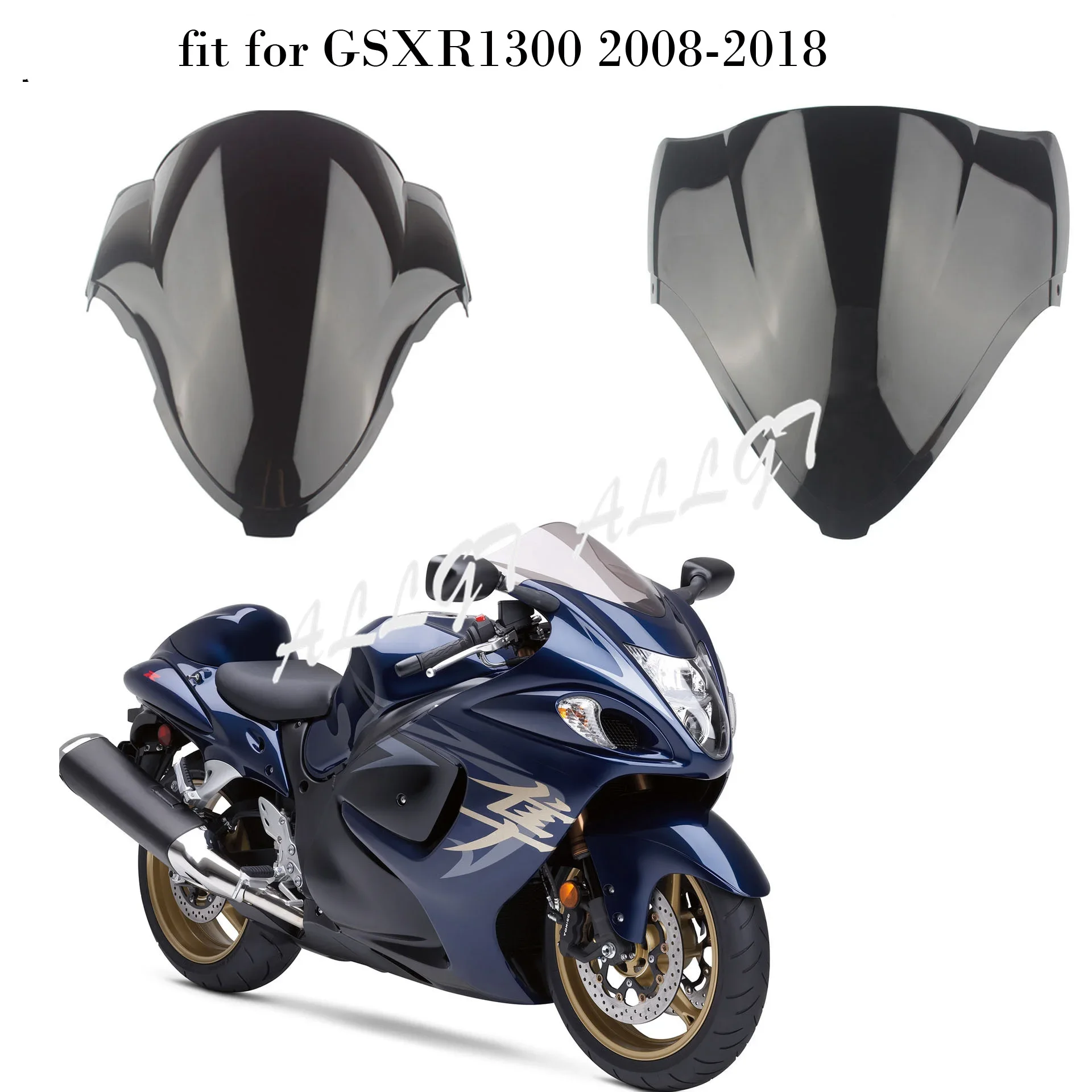 

Лобовое стекло с двойным пузырьком из ПММА, подходит для Suzuki Hayabusa GSXR1300 R 1999-2018 2017 2016 2015 2014 2013 2012 2011 2010 09