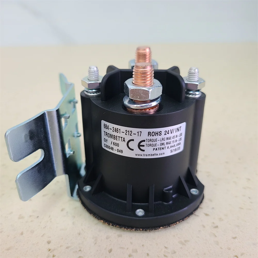 Genuine Trombetta 684-1261-212-17 684-2461-212-17 12V 24V Pump Contactor Lift Solenoid Relay Switch 12 24 Volt for Pallet Truck