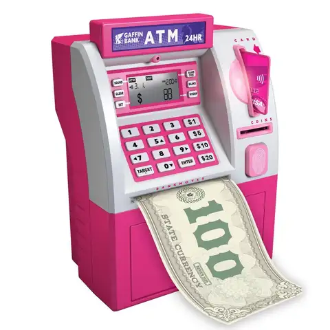 ATM Piggy Bank for Boys and Girls, Perfect Christmas and Birthday gift