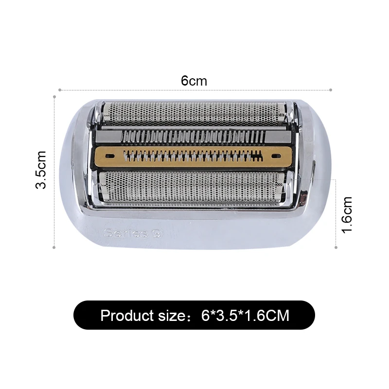 Replacement Electric Shaver Head Compatible with Braun Series 9 92B/92S/92M Original Version Mesh Blade 9040s 9080cc 9093s