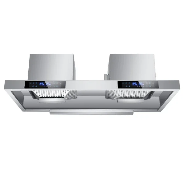 Modern Design Stainless Steel Electric Range Hood Hot Sale Kitchen Ventilation for Household Use