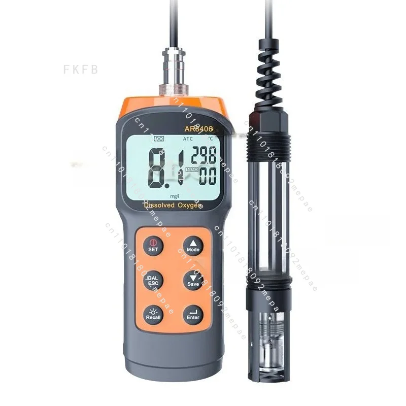 Oxygen Contents Detector Aquaculture DO Tester 0-30mg/L Digital Dissolved Oxygen Meter Water Quality Tester Measuring Range ABS