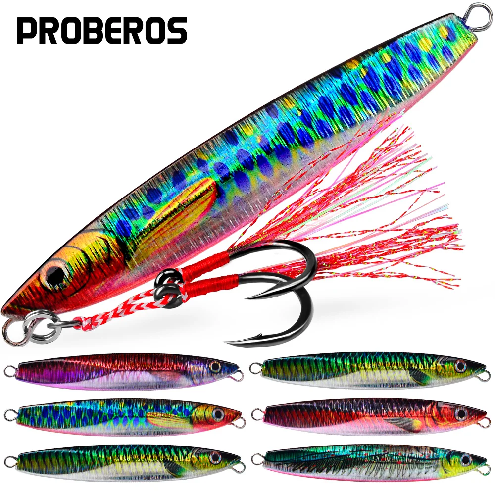 

Fast Sinking Iron Plate Slow Shaking Luminous Iron Plate Metal Jigs Sea Fishing Artificial Bait Metal Jigging Lure