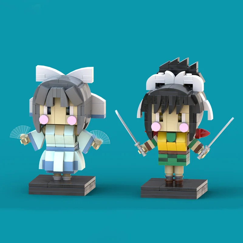 

363 шт. MOC Yumi и Asuka, строительные блоки, рождественский подарок, образовательная расширенная коллекционная витрина для любителей отображения