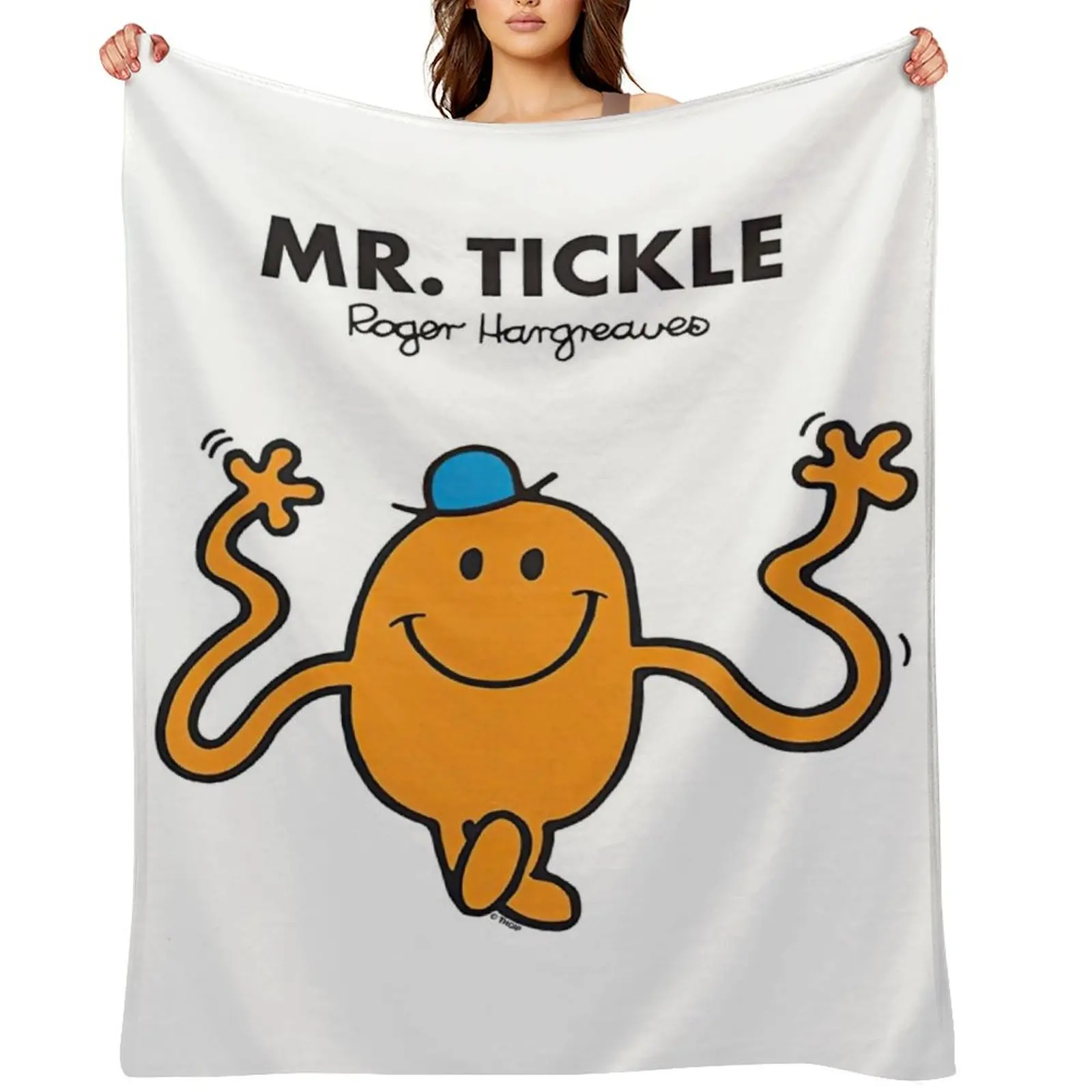 Manta Mr Tickle, hermosa manta decorativa para sofá cama y camping