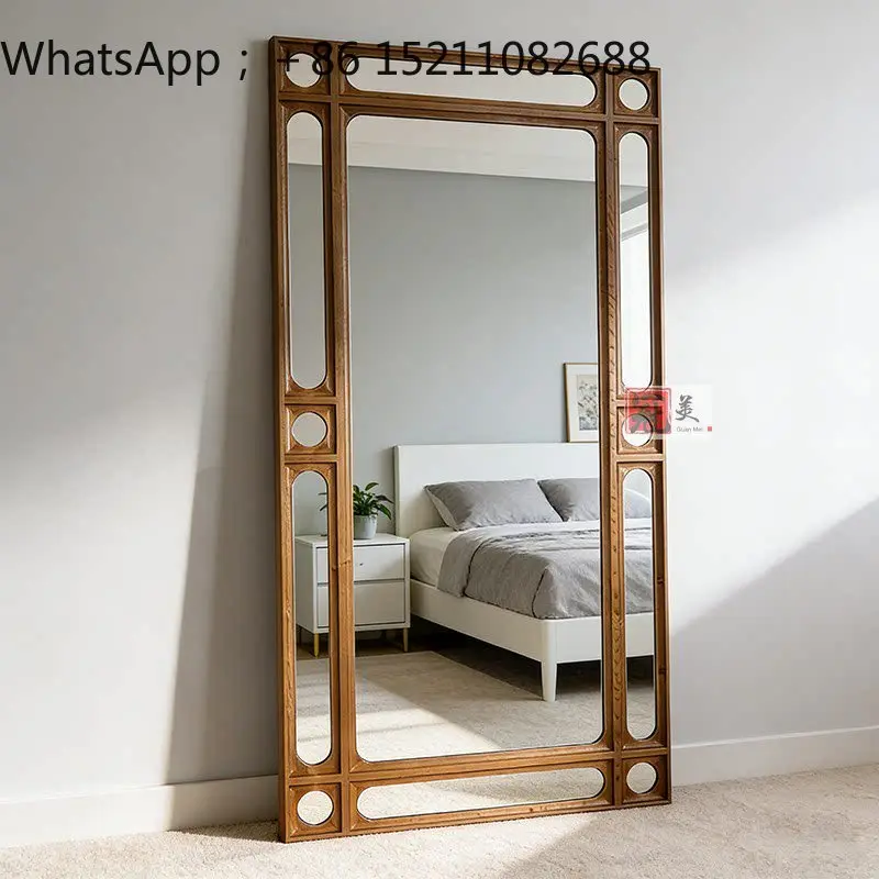 SCY retro full-body mirror entrance entrance living room floor-to-ceiling mirror cloakroom dressing fitting mirror
