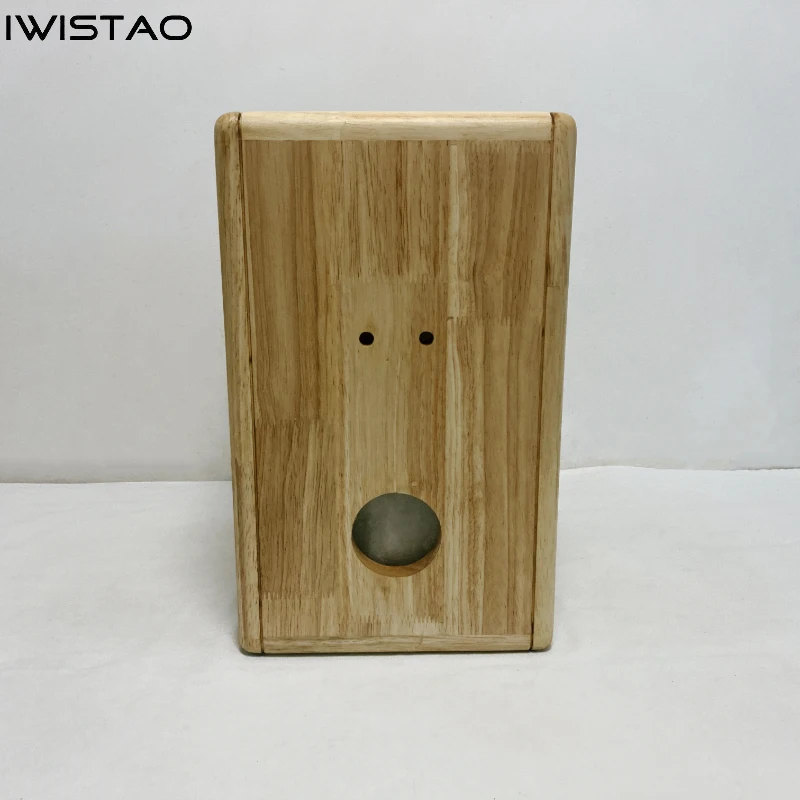 IWISTAO HIFI Scaffale da 6,5 pollici Scaffale per altoparlanti vuoto in legno massello Gamma completa 1 paio stile italiano invertito da 16,5 litri per amplificatore valvolare