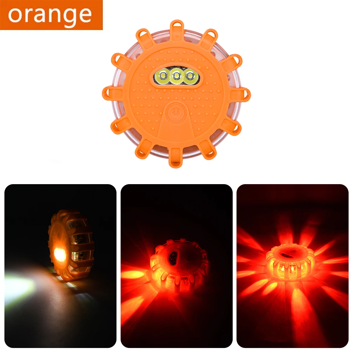 Magnetic LED Car Emergency Road Rescue Safety Flashing Lights Strobe Warning Light Roadside Auto Signal Beacon Lamp Accessories