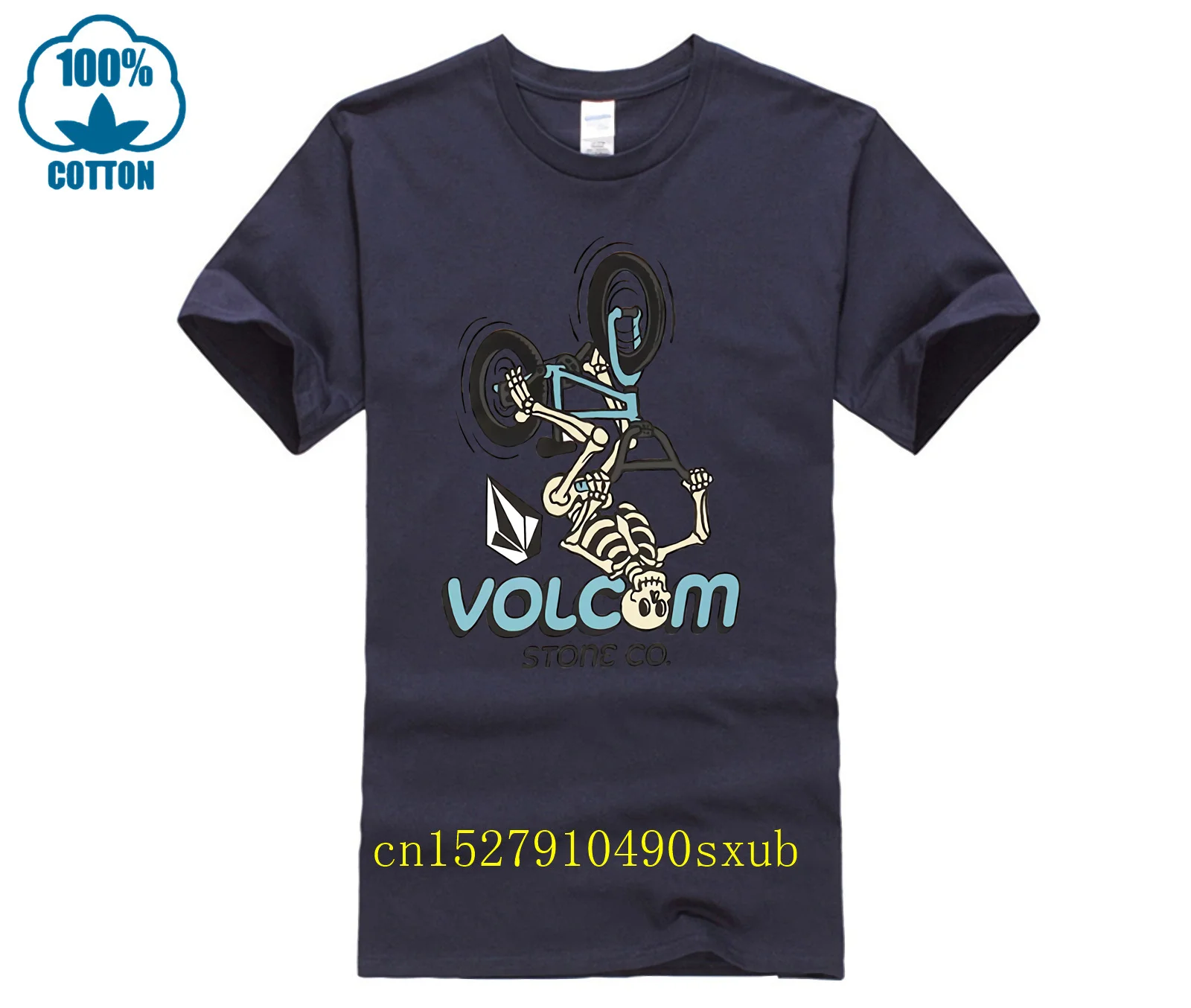 Volcom Skele Flip T Shirt White