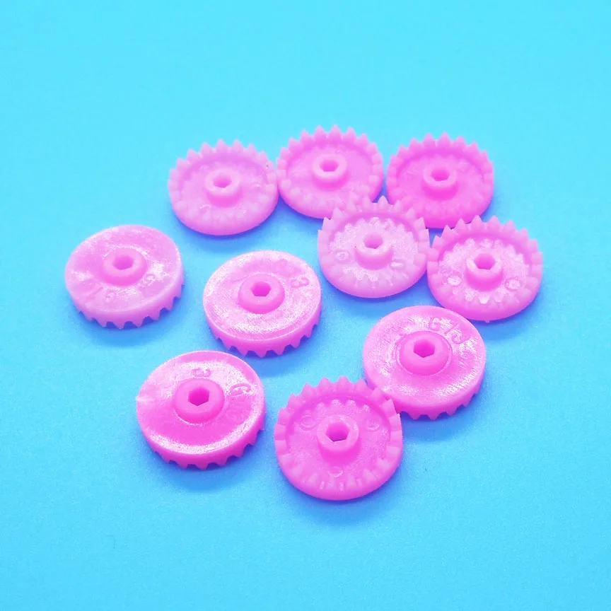 C201.8B Four-wheel Drive Conversion Gear 20 Tooth Crown Gear 1.8mm Hexagonal Hole Toy Parts 10pcs/lot