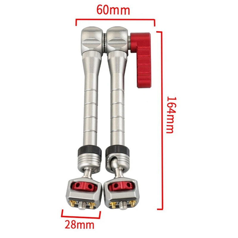 Aluminium Alloy Portable Arm Mobile Phone Motion Camera Universal Metal First Angle Camera Accessories