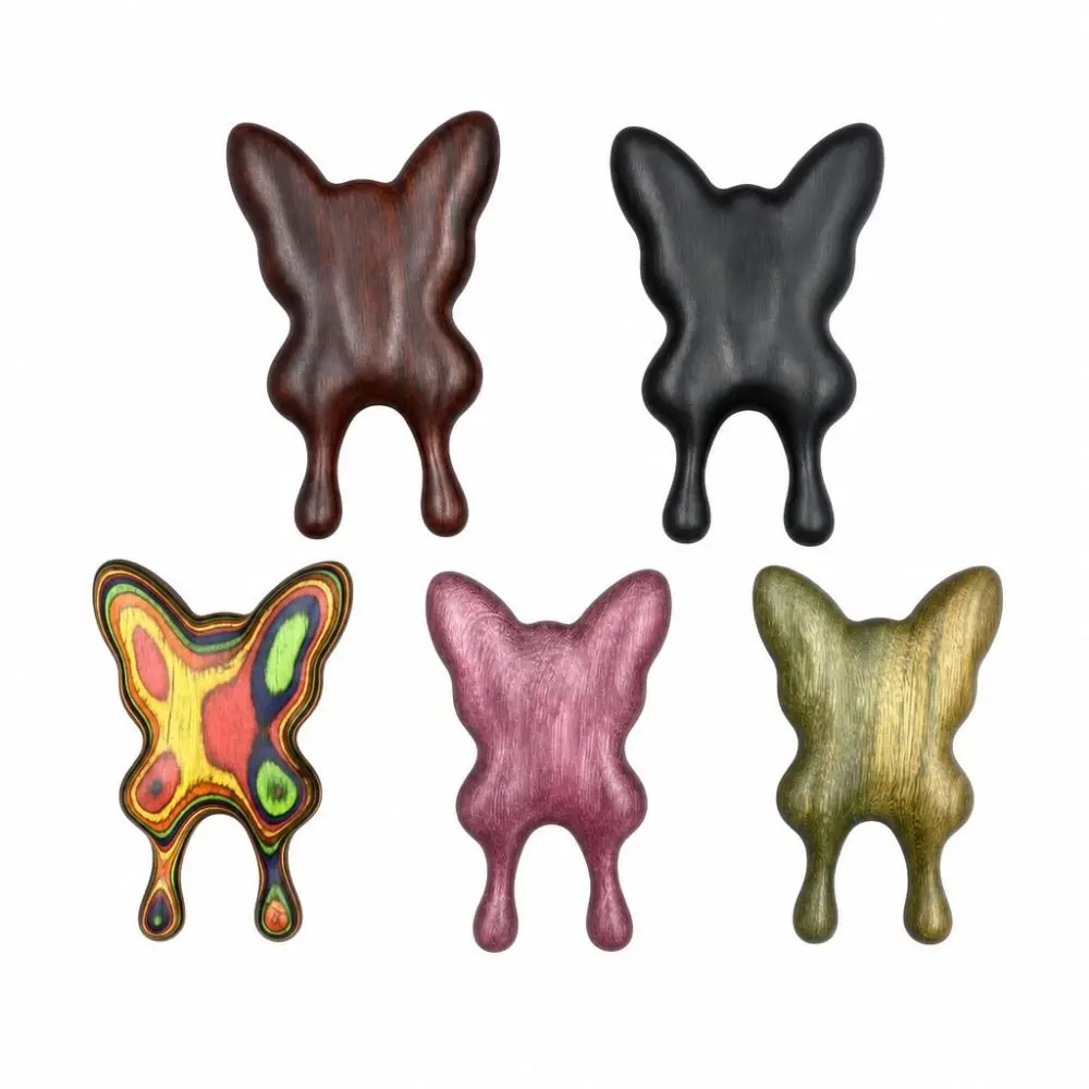 Solid Wood Gua Sha Tool Hand Polished Manual Facial Gua Sha Acupoint Stimulation Natural Sandalwood Skin Massager Beauty Salon