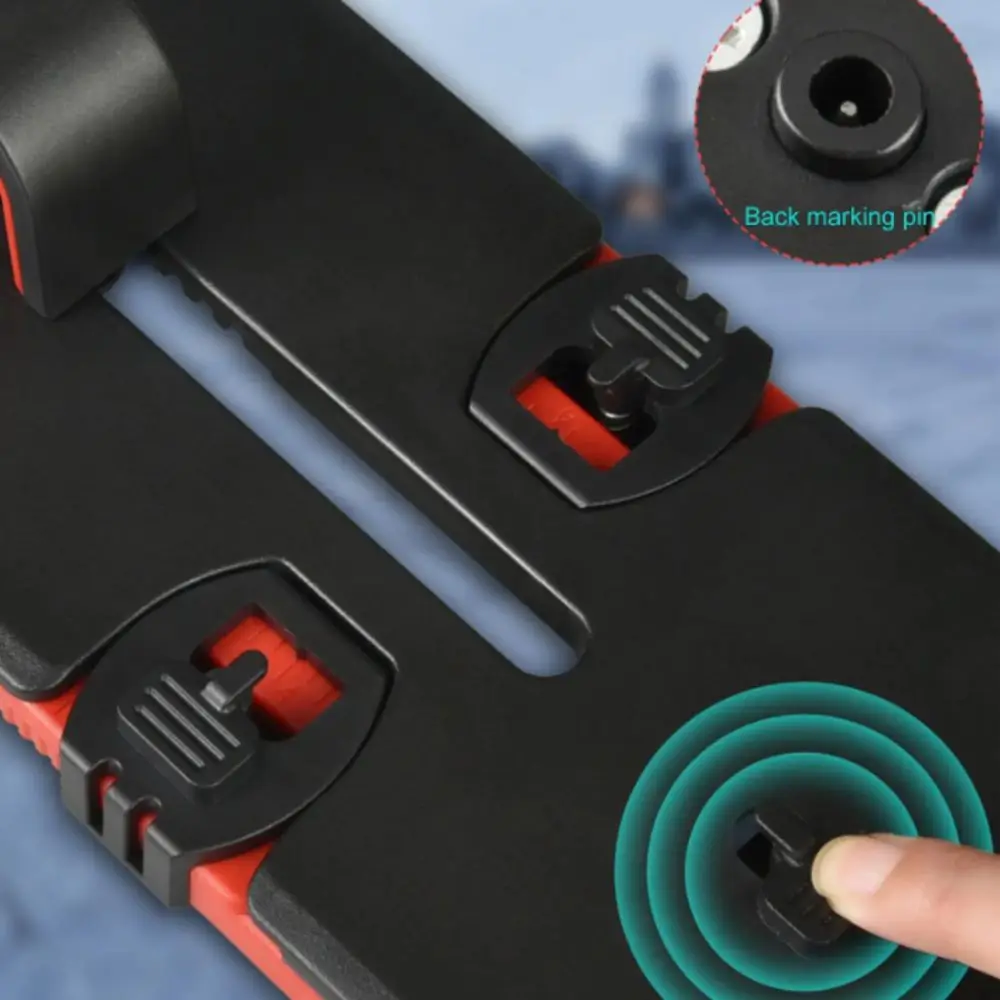 Foldable Design Photo Hanger Tool High Accuracy Bubble Level Picture Hanger Tool Calibration Function Precise Positioning