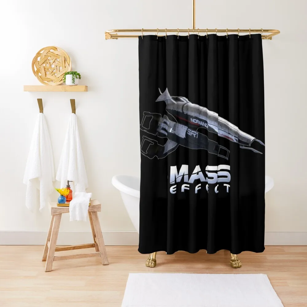 

Mass Effect Normandy SR1 Shower Curtain Accessories For Shower And Services Shower Bathroom Bathroom And Products Curtain