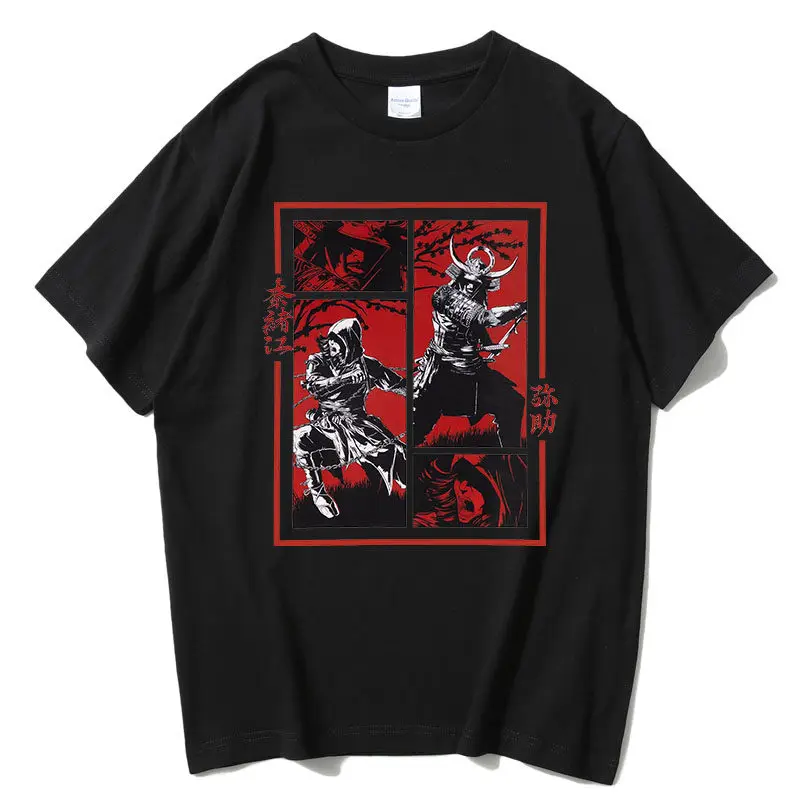 Art Black Flag Assassins Creed Game Casual T-Shirt Cotton Graphic Tee Men Women Summer StreetwearMasumiI Cherrie Tongayi Chirisa