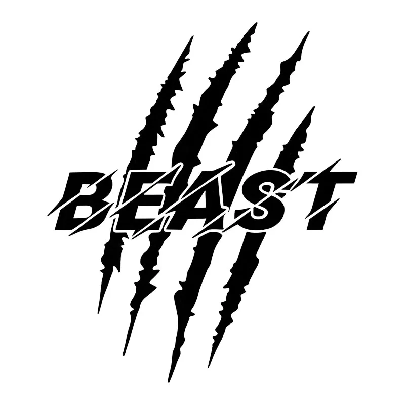 Car sticker personalized and creative beast scratch motorcycle decoration sticker scratch cover Vinyl Decal Car Accessories