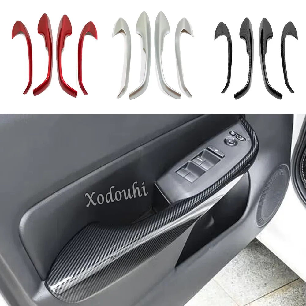 

For Honda Fit Jazz 2020 2021 2022 2023 2024 Car Body Cover Sticker Trim Door Inner Handle Armrest Handrail Frame Panel Hoods