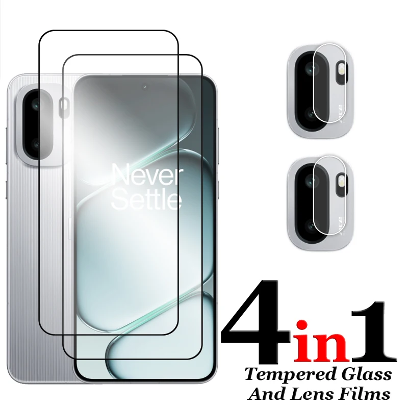 6in1 ل Oneplus ACE 6 زجاج ل Oneplus ACE6 الزجاج المقسى 2.5D غطاء كامل الغراء واقي للشاشة ل Oneplus Ace 6 عدسة فيلم #2