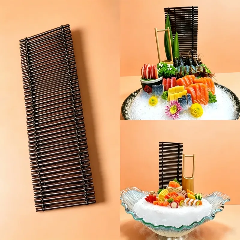 Posture Ornament Bamboo Chop Sashimi Plate Ornament Bamboo Ladder  Basket Japanese Platter Embellishment Props
