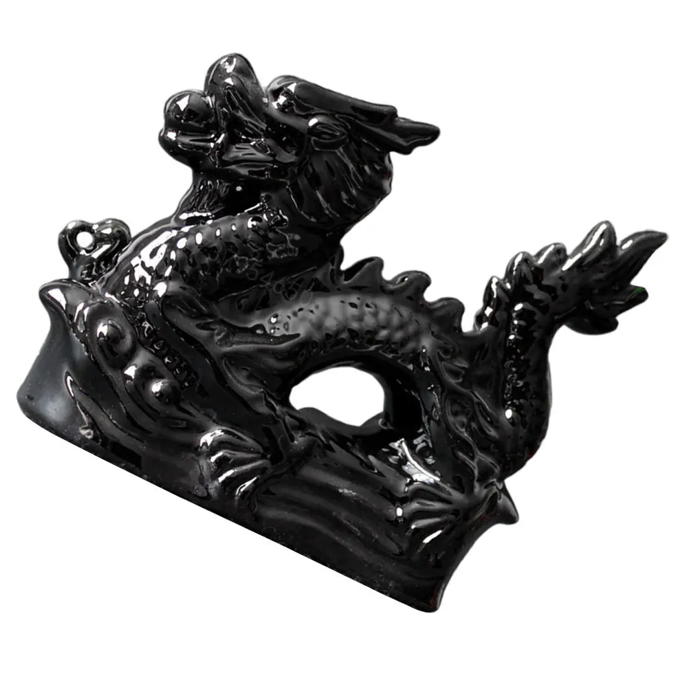 

Office Fortune Ornaments New Year's Resin Decoration Chinese Style Ceramic Dragon Statue
