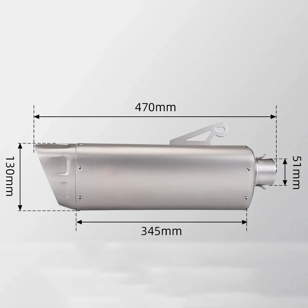 Universal 51mm Mofles Exosto Escapes Para Moto Motorcycle Exhaust Muffler AKR M1 for Yamaha R6 R3 MT07 Hot Sale
