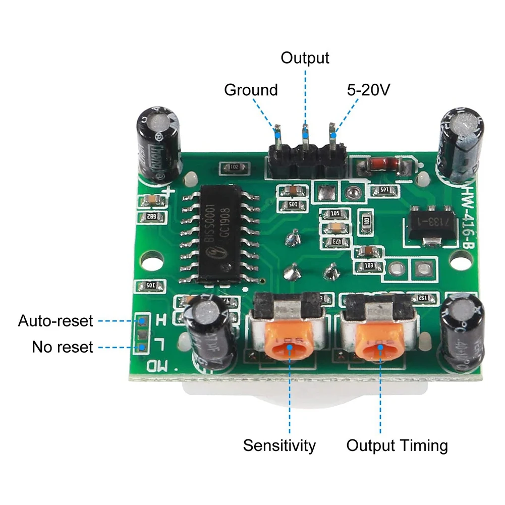 ESP32-CAM Camera Module ESP32 Wireless OV2640 Camera Module + for HC-SR501 Pir Motion IR Sensor Body Module (8Pcs)