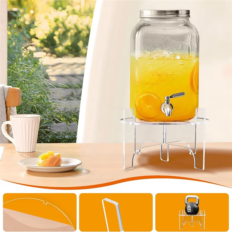 Drank Sap Pot Ondersteuning Stand Gebak Cupcakes Opbergrek Plank Organisator Keukengerei-[A002]